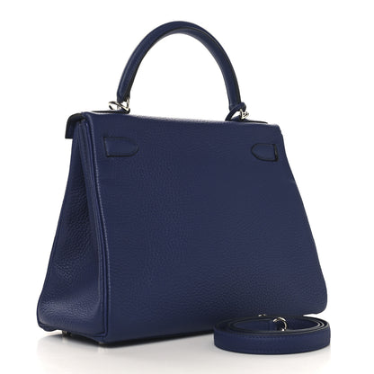 Hermes Togo Kelly Retourne 28 Bleu Encre 3 of 12