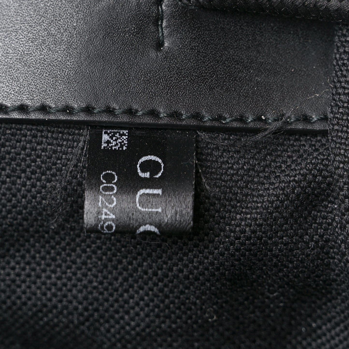 Soft GG Supreme Monogram Appia Calfskin Web Double Buckle Backpack Black
