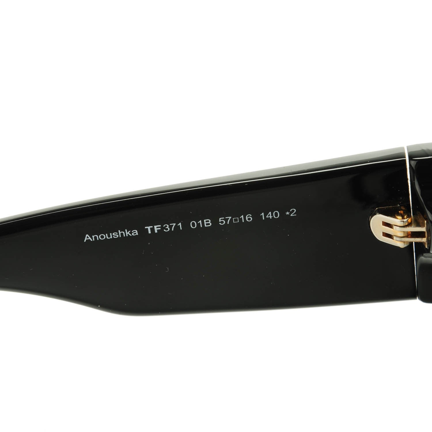 Tom Ford Acetate Anoushka Cat Eye Sunglasses TF371 Black 4 of 6