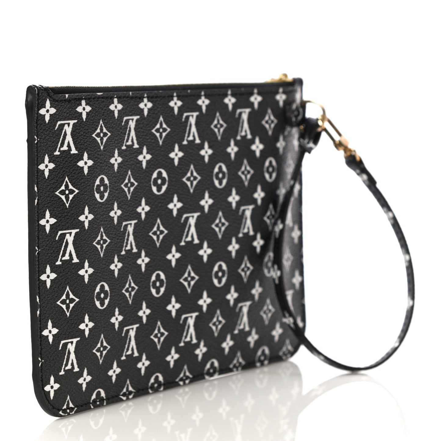 Monogram Giant Jungle Neverfull MM GM Pochette Black