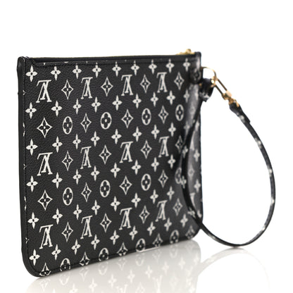 Louis Vuitton Monogram Giant Jungle Neverfull MM GM Pochette Black 3 of 10