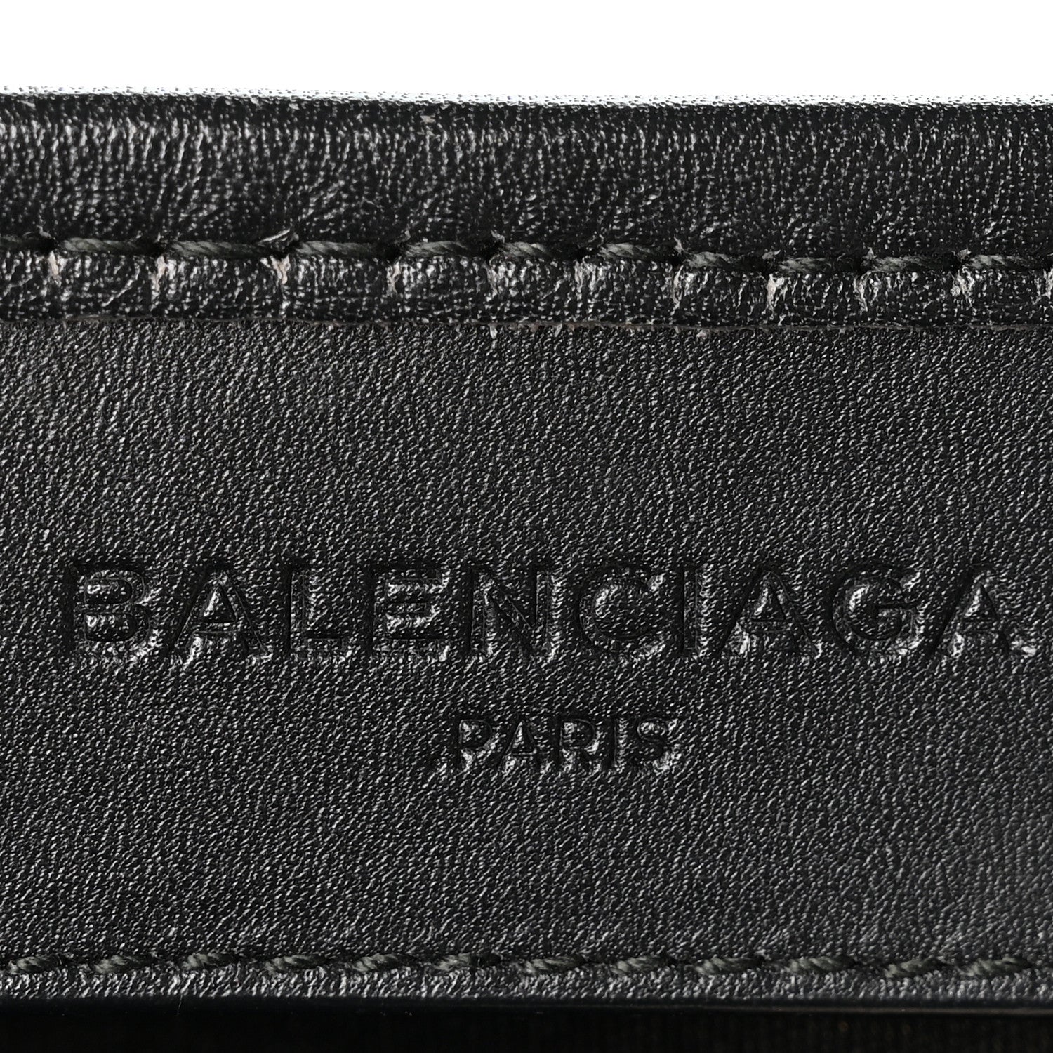Balenciaga Cotton Canvas Satin Calfskin S Navy Cabas Natural Black 7 of 14