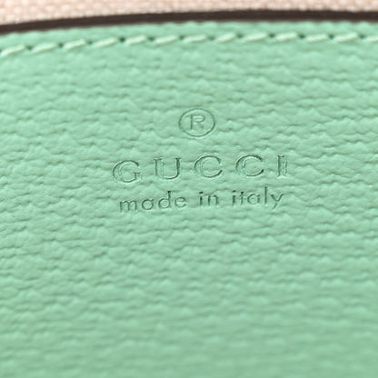 Gucci Monogram Jumbo GG Textured Dollar Calfskin Small Ophidia Dome Shoulder Bag Beige Pepperlight Mint 6 of 10