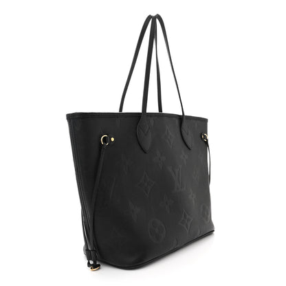 Louis Vuitton Empreinte Monogram Giant Neverfull MM Black 4 of 13