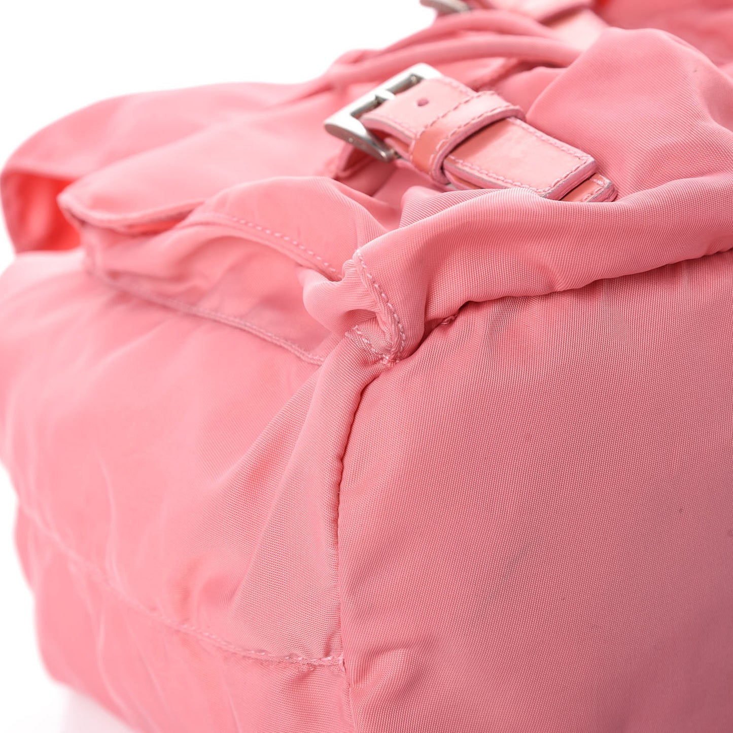 Nylon Vela Medium Backpack Pink