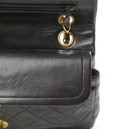 Chanel Lambskin Quilted Small Double Flap Black 18 of 20