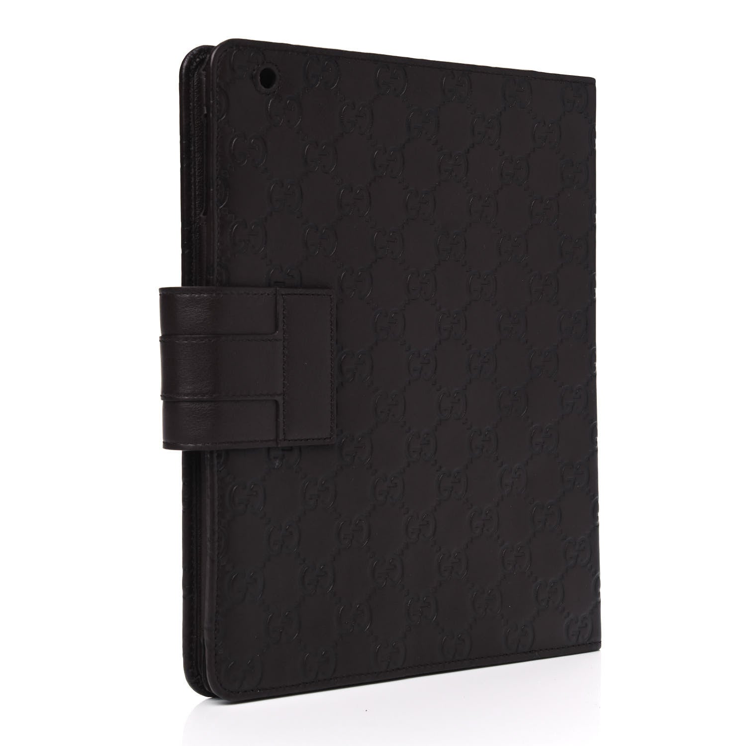 Gucci Soft Guccissima Margaux Calfskin iPad Case Chocolate 2 of 4