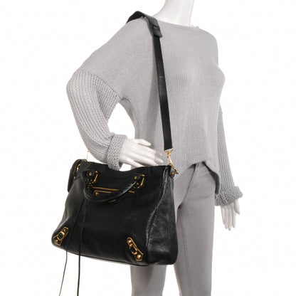 Balenciaga Chevre Metallic Edge Velo Black 2 of 9