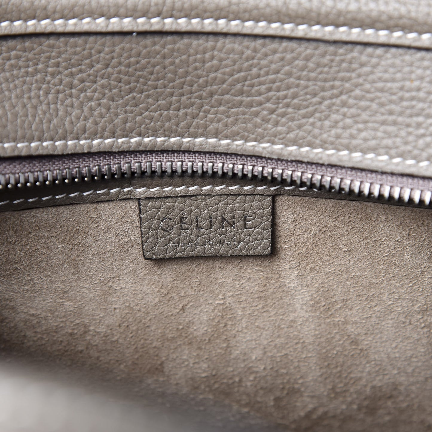 Drummed Calfskin Nano Luggage Souris