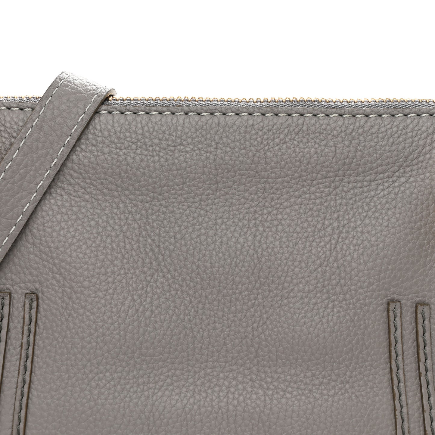 Calfskin Medium Marcie Satchel Cashmere Grey
