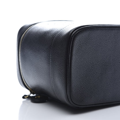 Chanel Caviar Vanity Cosmetic Case Black 9 of 10