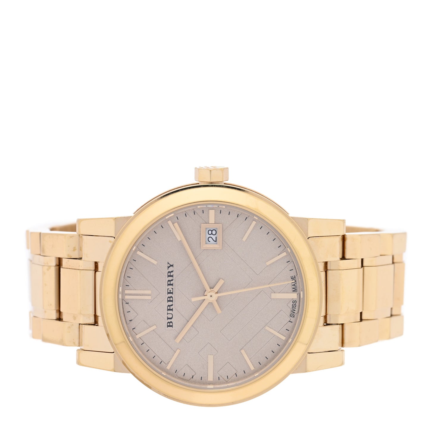 Stainless Steel 34mm The City Quartz Watch Champagne BU9134