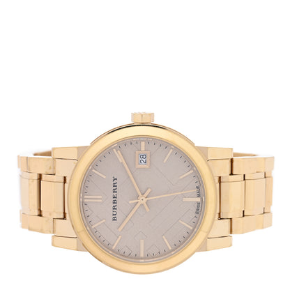 Burberry Stainless Steel 34mm The City Quartz Watch Champagne BU9134 2 of 5