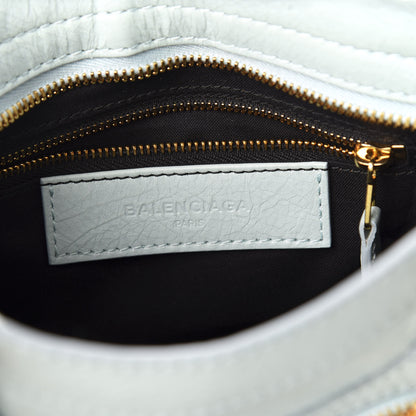Balenciaga Agneau Giant 12 Gold Hardware Mini City Bleu Maldives 9 of 12