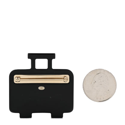 Chanel Resin Pearl Suitcase CC Brooch Multicolor 2 of 4