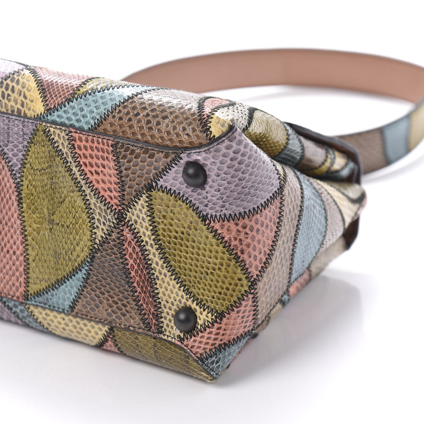 Ayers Patchwork Medium Piazza Bag Multicolor