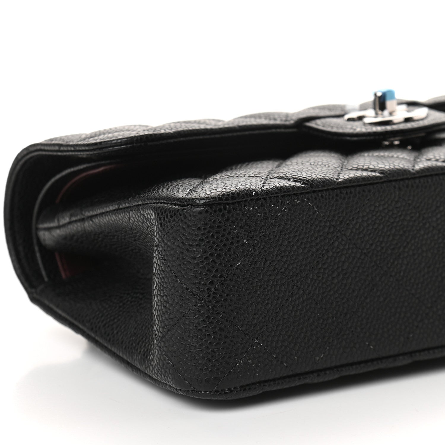 Chanel Caviar Quilted Small Double Flap Black 8 of 9