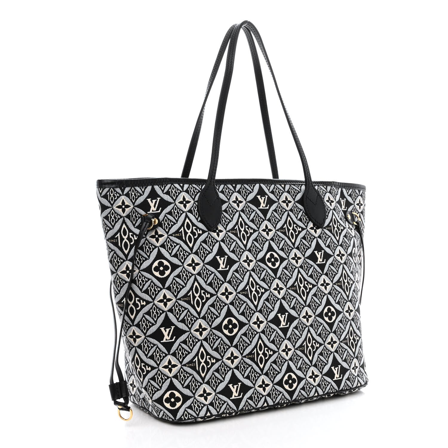 Louis Vuitton Jacquard Since 1854 Neverfull MM Grey 4 of 13