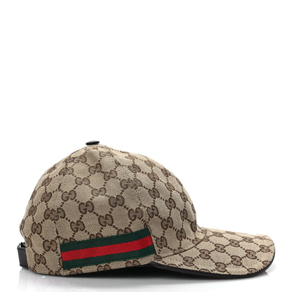 Gucci Monogram Web Baseball Hat M Beige Cocoa 5 of 9