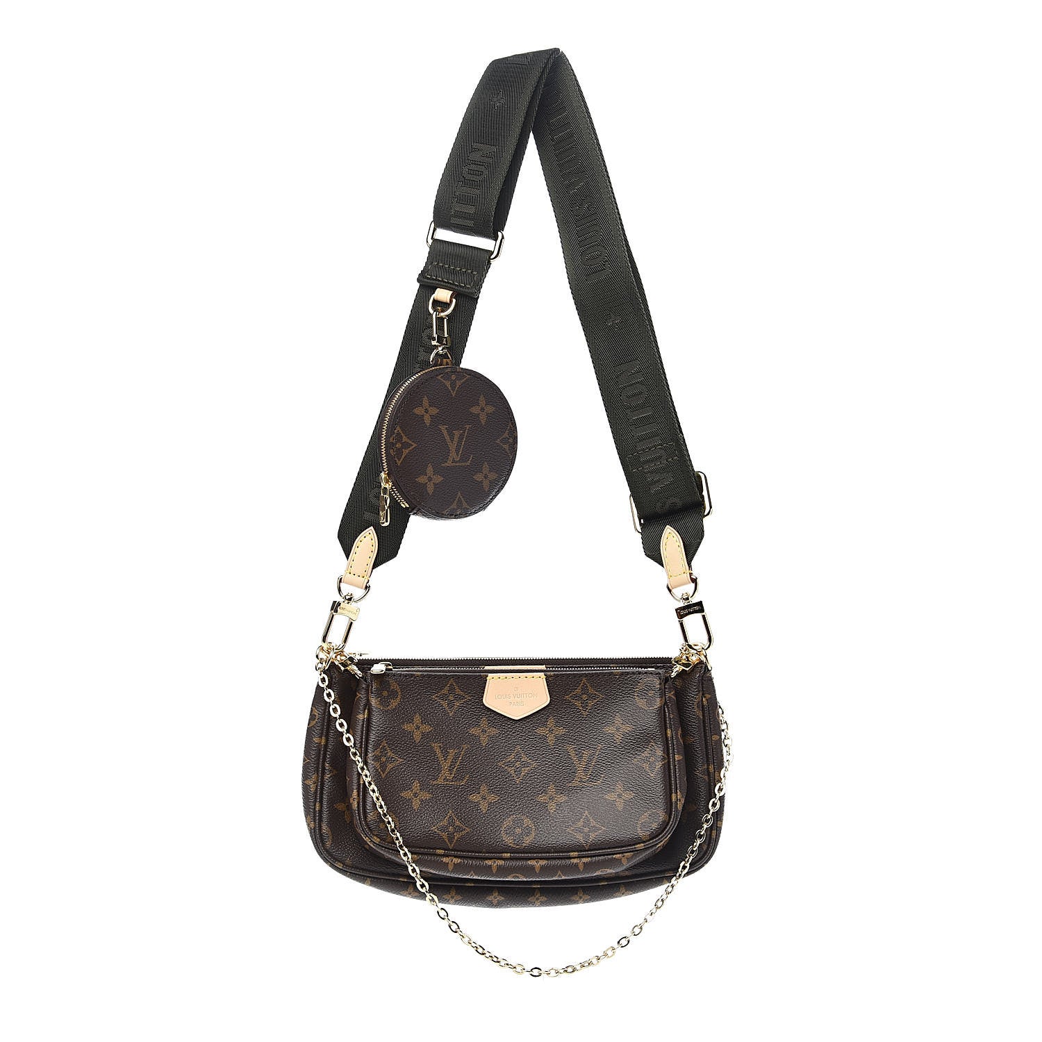 Louis Vuitton Monogram Multi Pochette Accessories Kaki 1 of 12