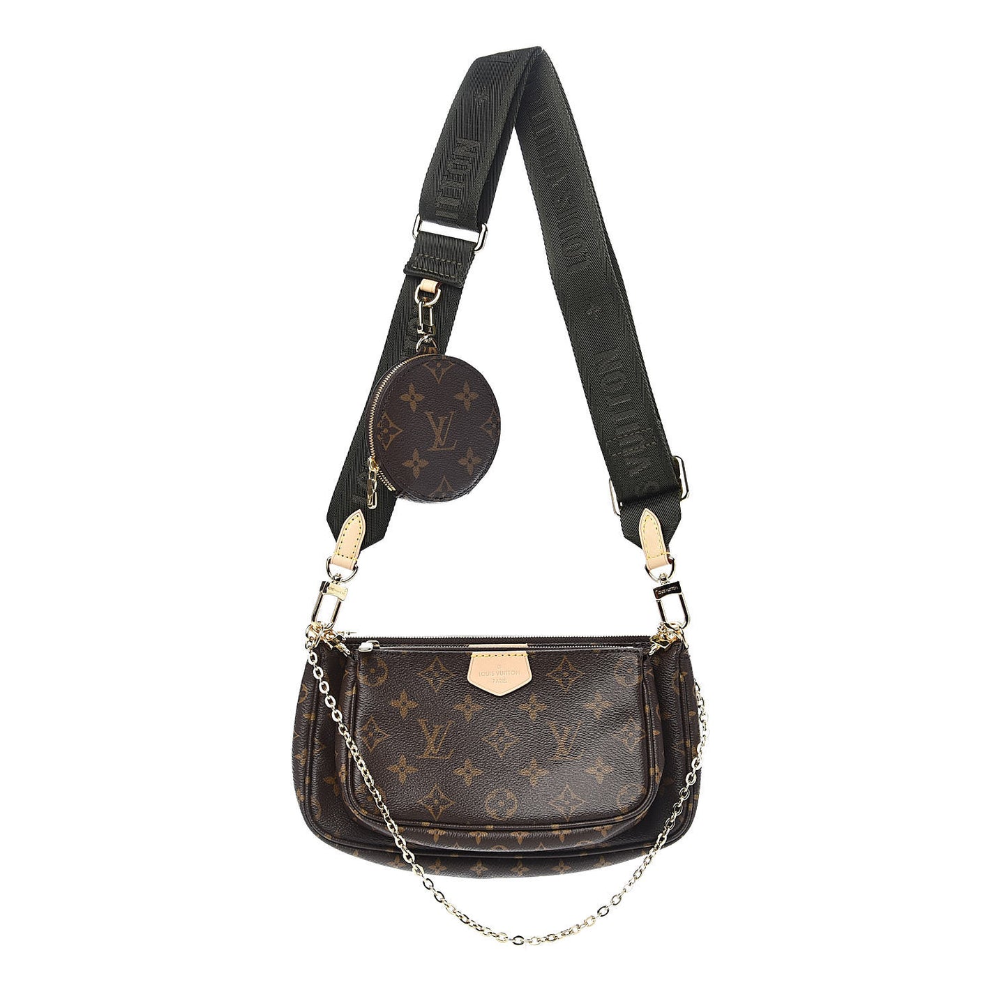 Monogram Multi Pochette Accessories Kaki