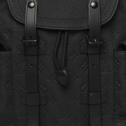 Louis Vuitton Taurillon Monogram Christopher PM Backpack Black 7 of 9