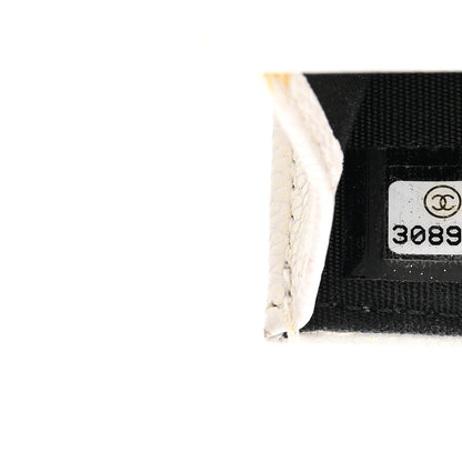 Chanel Caviar Quilted My Everything Belt Flap Card Holder White 8 of 16