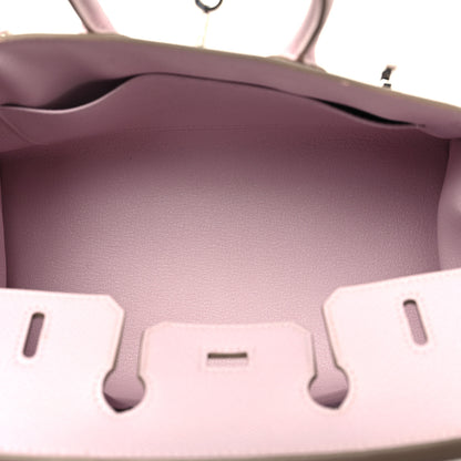 Hermes Epsom Birkin Sellier 25 Mauve Pale 5 of 11