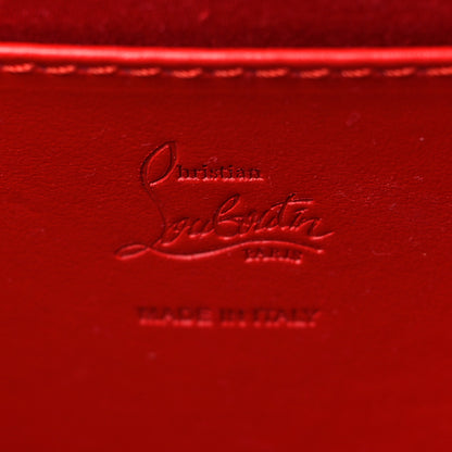 Christian Louboutin Suede Crystal Strass Small Palmette Clutch Moonlight Platine 5 of 5