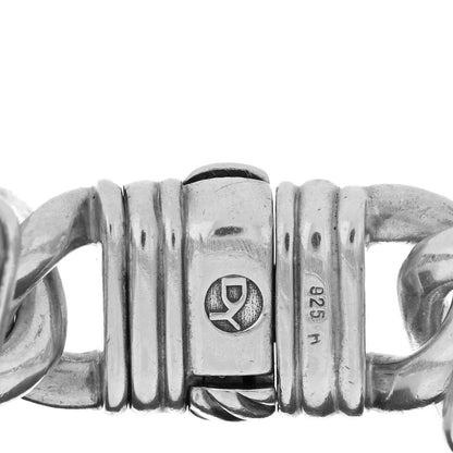 David Yurman Sterling Silver Diamond Madison Pave ID Bracelet 3 of 3
