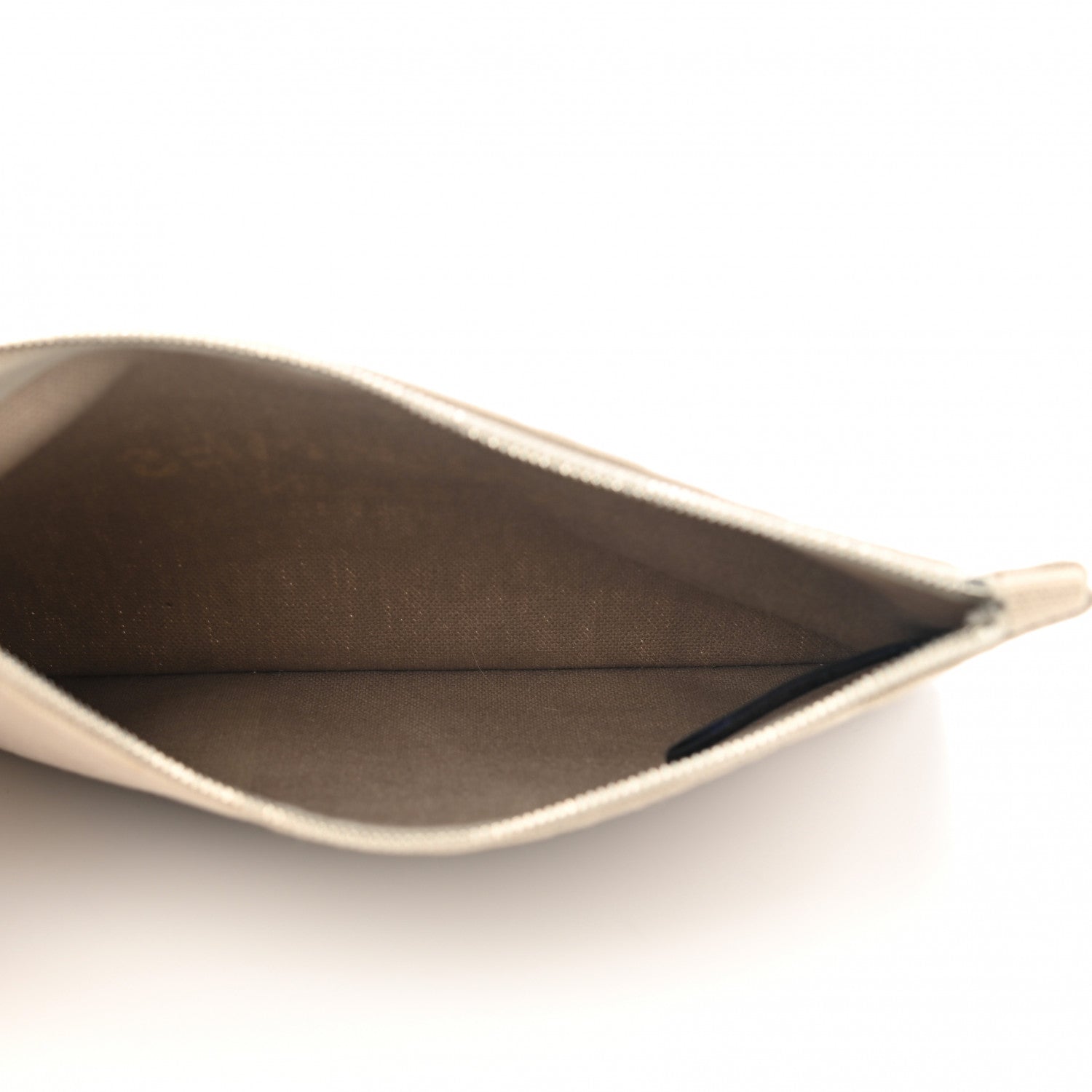 Hermes Toile Flat Yachting Pouch Gris Fonce 5 of 9
