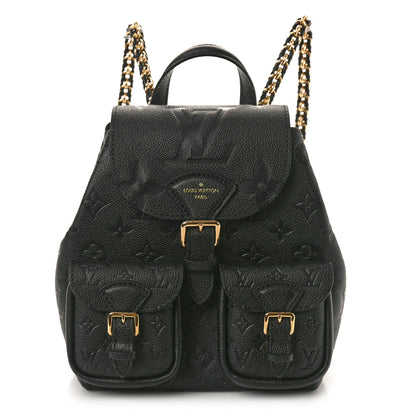 Louis Vuitton Empreinte Monogram Backup Backpack Black 1 of 9