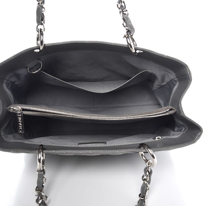 Chanel Caviar Quilted Grand Shopping Tote GST Grey 5 of 12