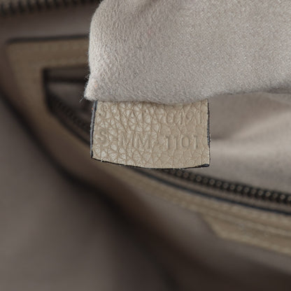 Celine Drummed Calfskin Mini Luggage Dune 7 of 12