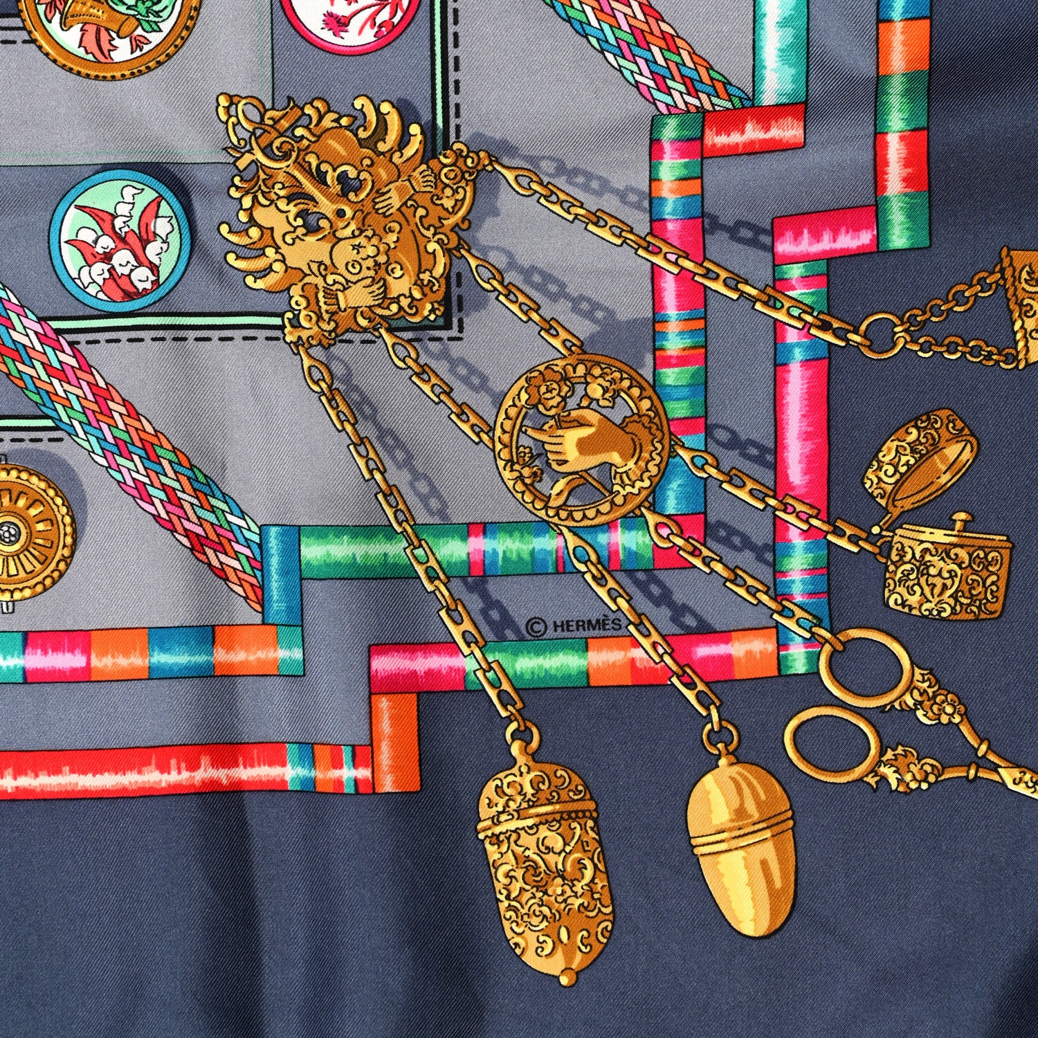 Hermes Silk Petite Main Scarf 90 5 of 7