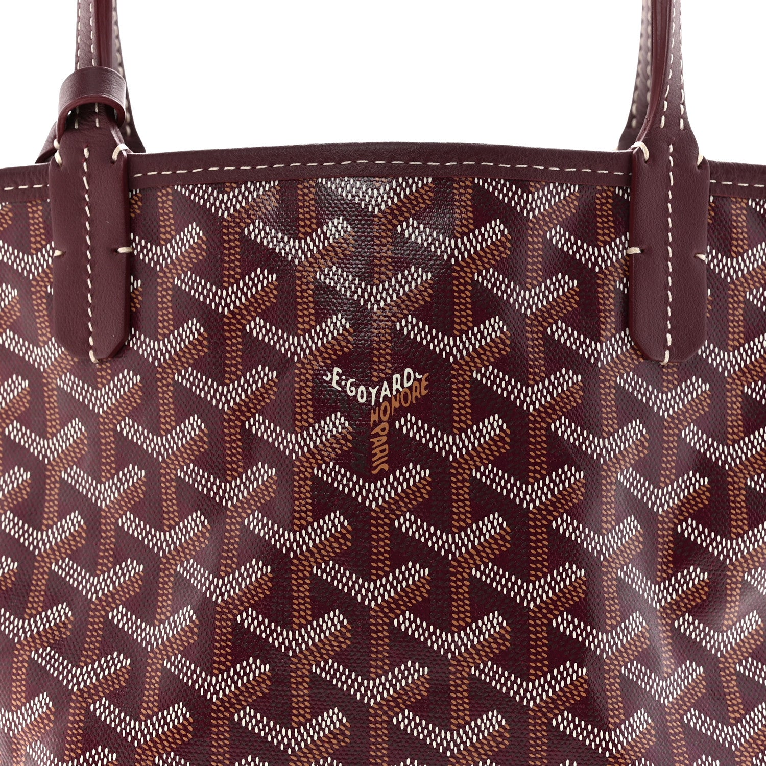 Goyard Goyardine Reversible Mini Anjou Burgundy 13 of 18