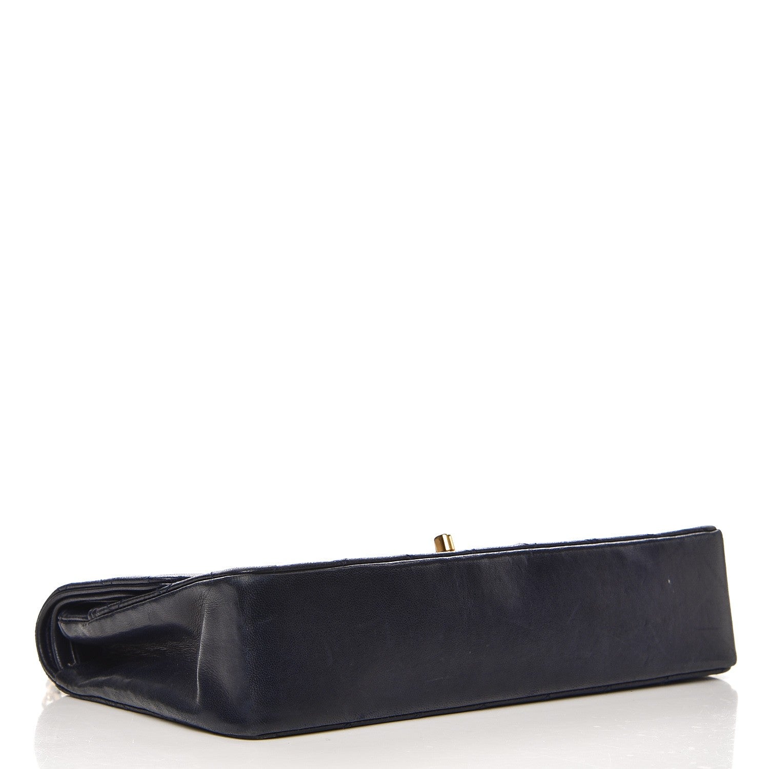 Chanel Lambskin Quilted Medium Double Flap Navy 4 of 18
