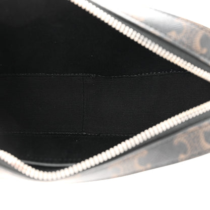 Celine Triomphe Canvas Small Messenger Bag Black 5 of 10