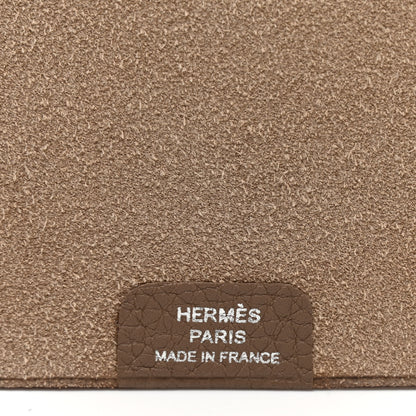 Hermes Togo Ulysse MM Notebook Cover Etoupe 6 of 7