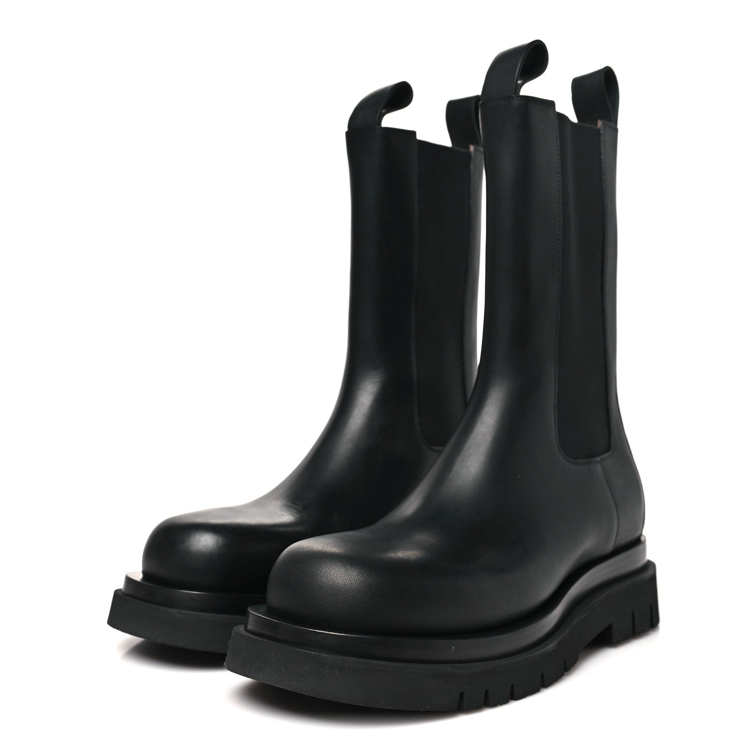 Bottega Veneta Calfskin The Lug Chelsea 55mm Boots 39 Black 4 of 8