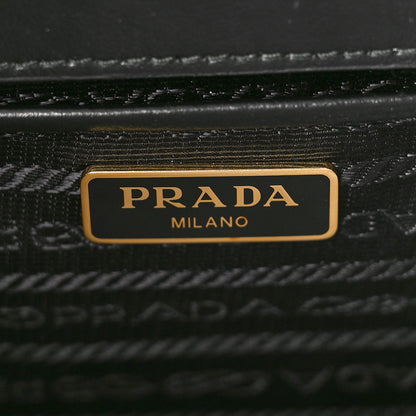Prada Saffiano Chain Shoulder Bag Black 6 of 8