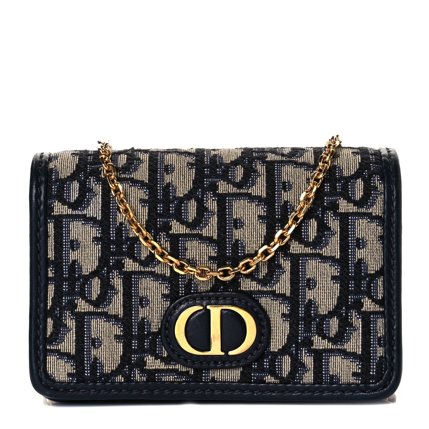 Christian Dior Oblique Nano 30 Montaigne Pouch Blue 4 of 28