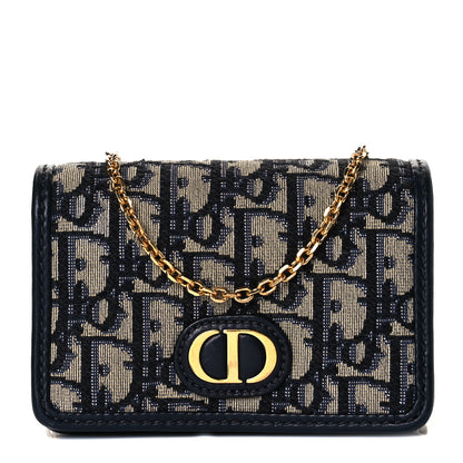 Christian Dior Oblique Nano 30 Montaigne Pouch Blue 4 of 28