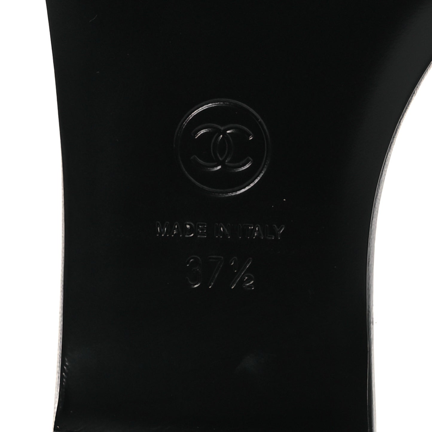 Lambskin Camellia Sandal Mules 37.5 Black