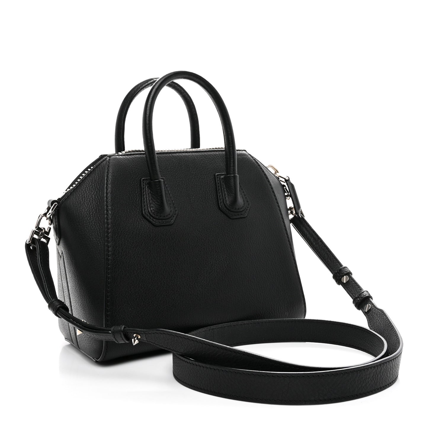 Sugar Goatskin Mini Antigona Black