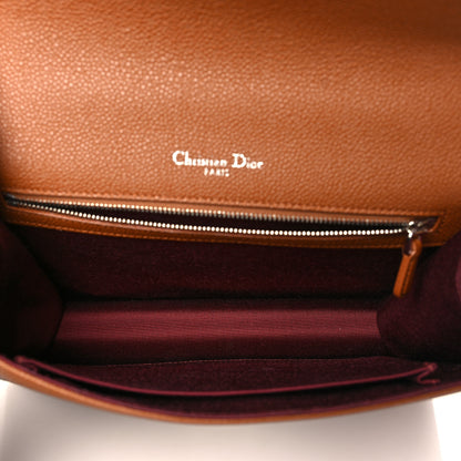 Christian Dior Grained Calfskin Medium Diorama Flap Bag Brown 5 of 9
