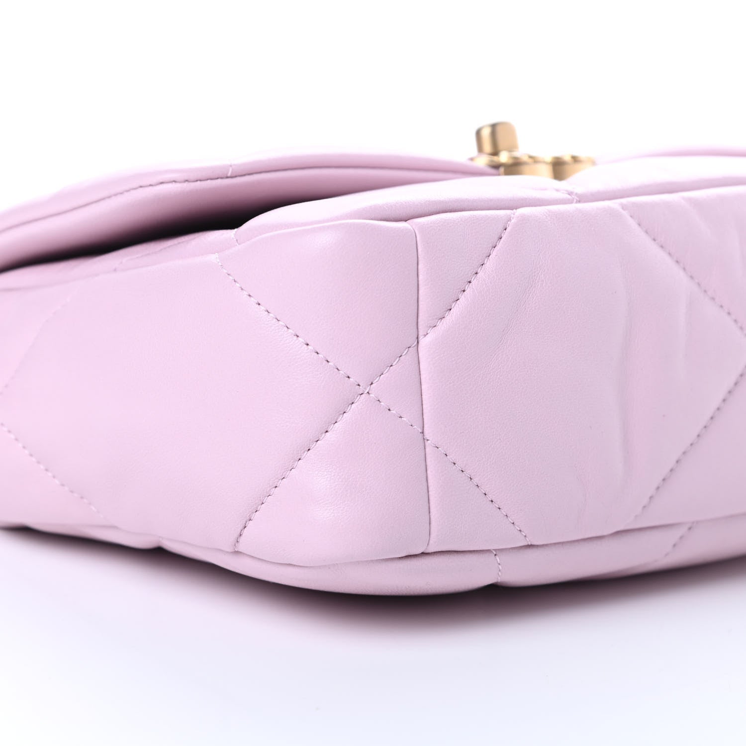 Chanel Lambskin Quilted Medium Chanel 19 Flap Light Pink 8 of 10