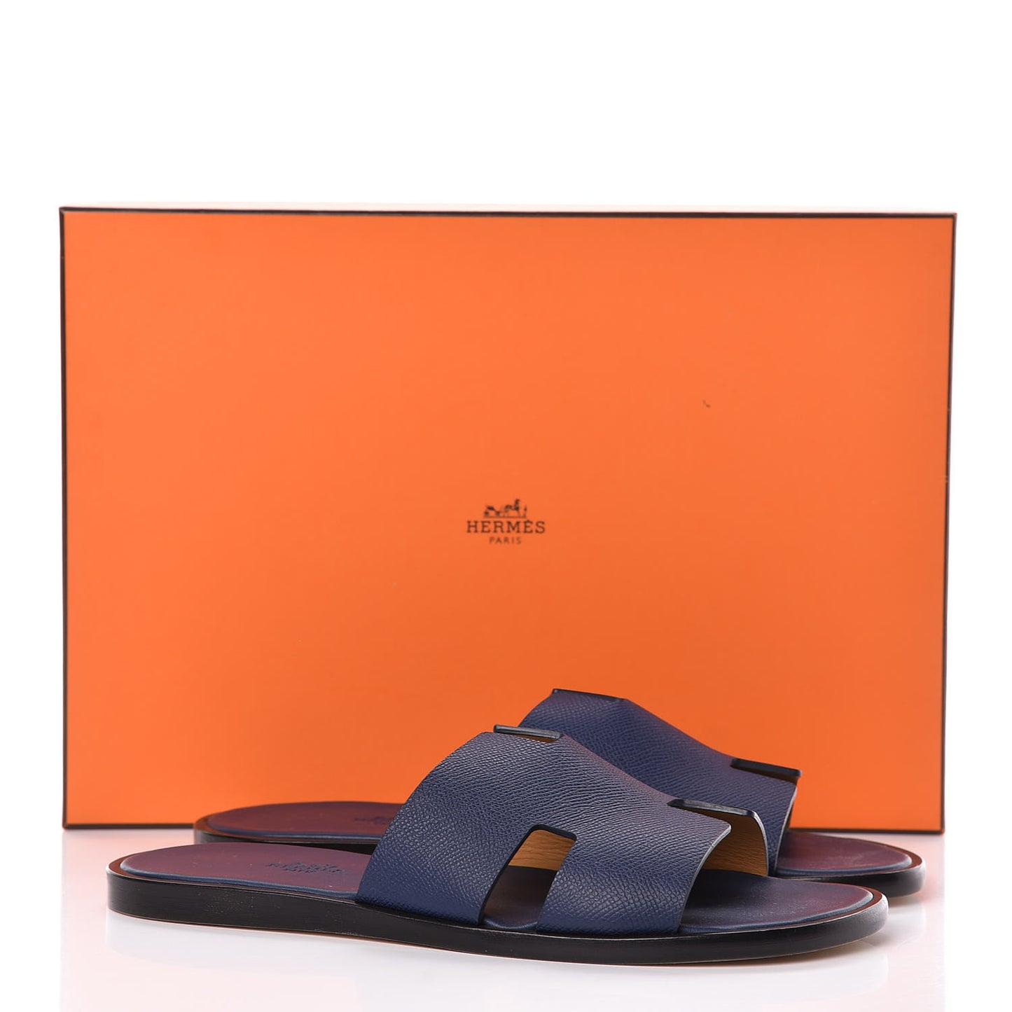 Epsom Mens Izmir Sandals 40.5 Bleu Saphir