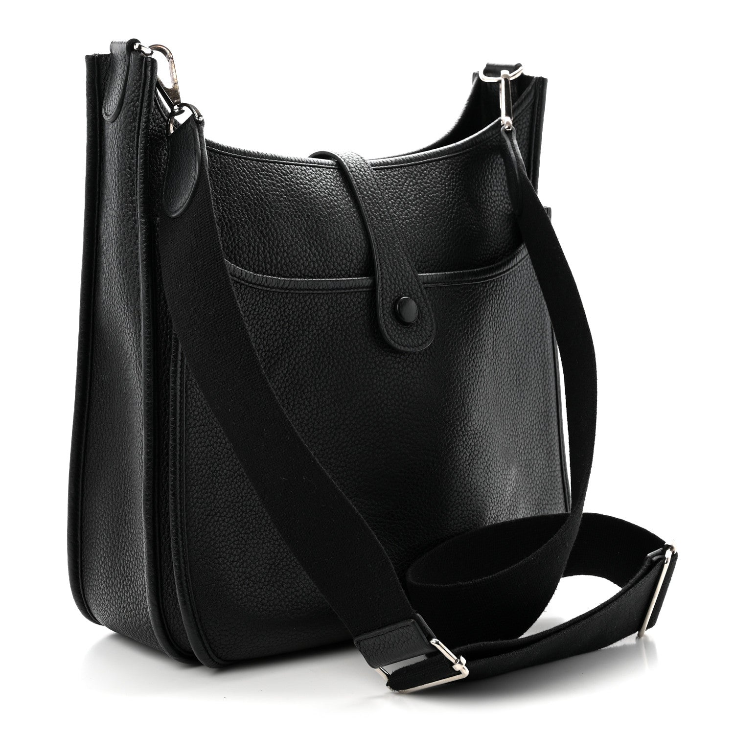 Hermes Taurillon Clemence Evelyne III GM Black 3 of 10