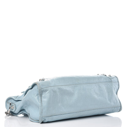 Balenciaga Agneau Giant 12 Silver Hardware City Bleu Dragee 4 of 13